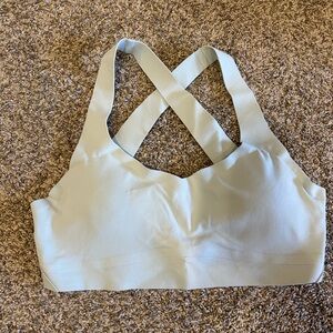 Athleta Light Blue Cross-Back Sports Bra